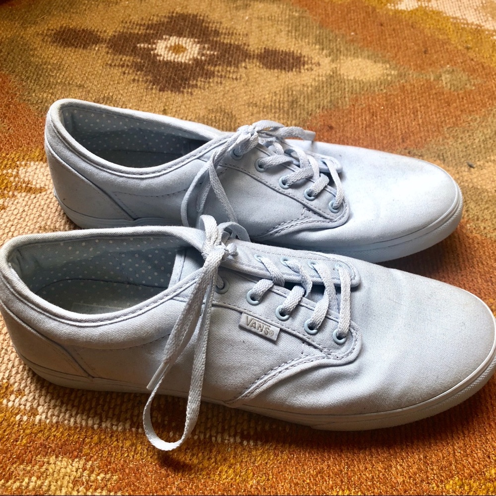Powder blue Vans